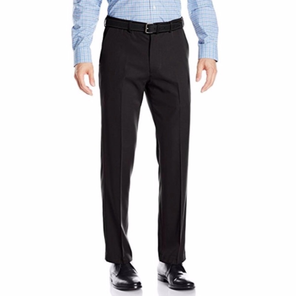 Van Heusen Flat Front Traveler Pants 38x32